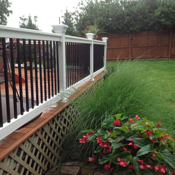 Bradford white vinyl railing