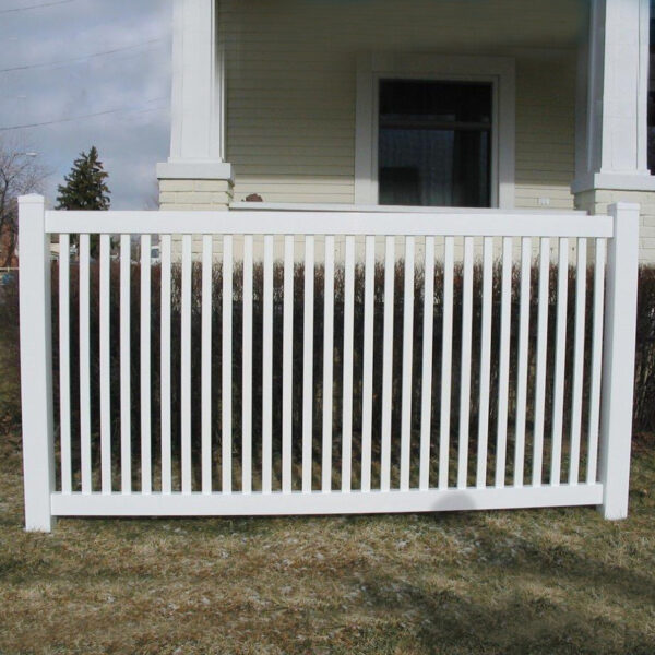 Harwich white vinyl pool fence single panel