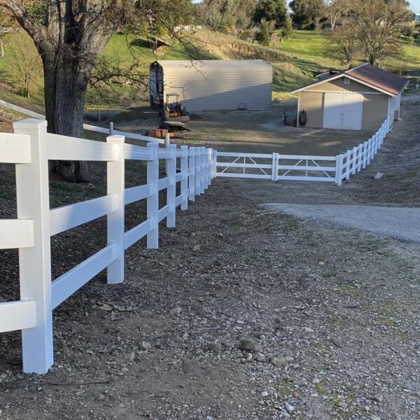 3 rail ranch rail plus gate