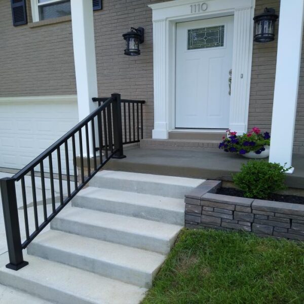 Dalton Aluminum Stair Railing One Side