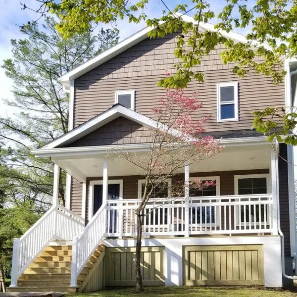 Dorset white vinyl railing