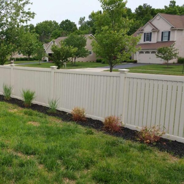 Reading white pool fence