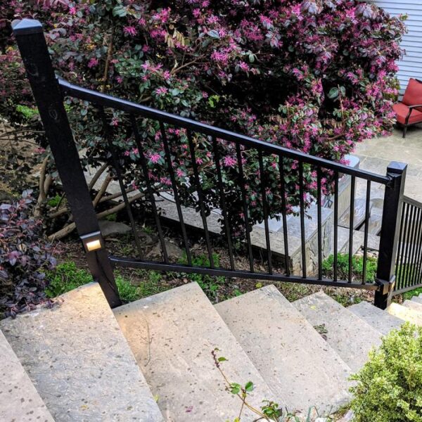 Sterling black aluminum railing